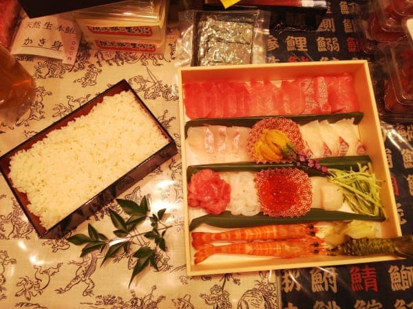 <ひき野>手巻き寿司セット(お写真は2人前)